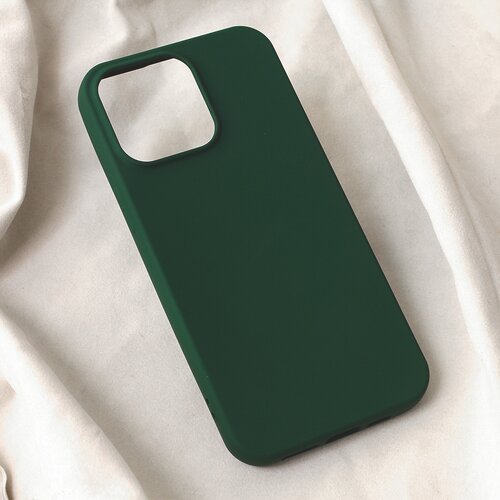 Teracell torbica soft velvet za iphone 15 pro max 6.7 tamno zelena Slike