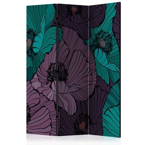  Paravan u 3 dijela - Flowerbed [Room Dividers] 135x172 Slike