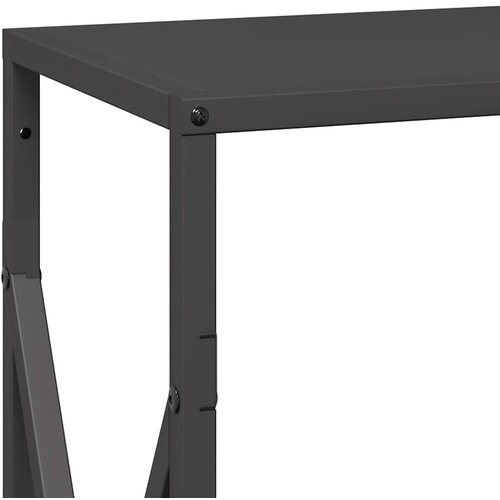  Stalak za drva crni 34x25x70 cm Hladno valjani čelik Slike
