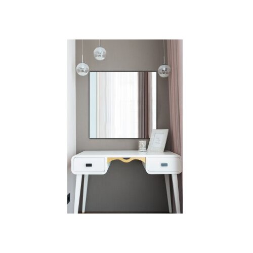 Hanah home ogledalo square 50x50 silver Cene