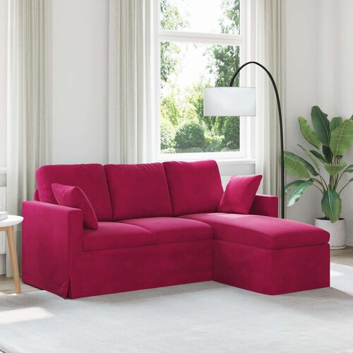 SOFA Vinska crvena 178 x 134 x 80 cm Baršun Cene