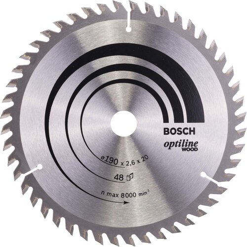 Bosch list kružne testere Optiline Wood 190 x 20/16 x 2,6 mm, 48 - 2608640614 Cene