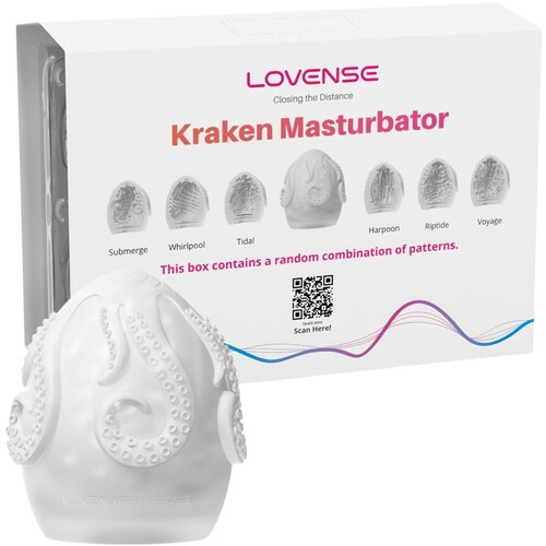Lovense Kraken - masturbacijska jaja - 6 kom (bijela) Slike