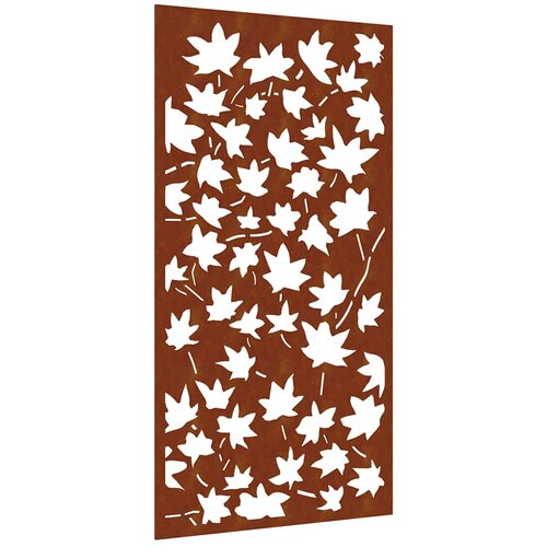  Vrtni zidni ukras 105x55 cm čelik CORTEN uzorak javorovog li&amp;scaron;ća Slike