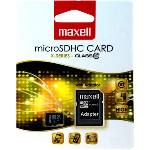 Maxell memorijska kartica sa adapterom 8 gb sdhc Slike