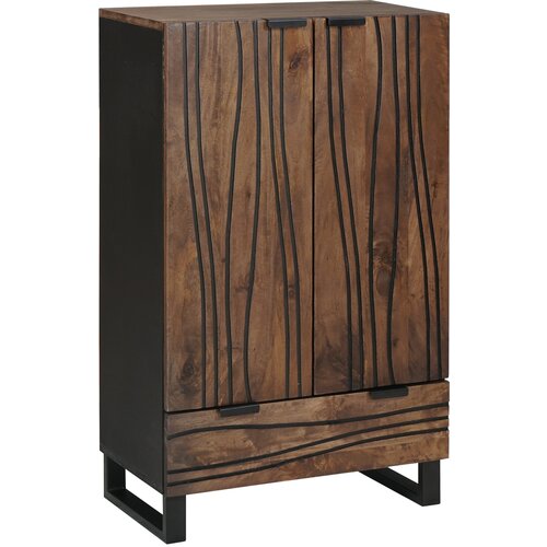 VidaXL visok predal 60x33.5x100 cm Trden les Mango Slike