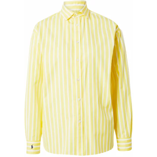 Polo Ralph Lauren Bluza tamno plava / žuta / bijela