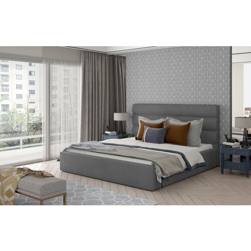 ELTAP Krevet Caramel s metalnim okvirom, plinskim podiza�em i spremnikom za posteljinu-180x200-Monolith 85 Cijene