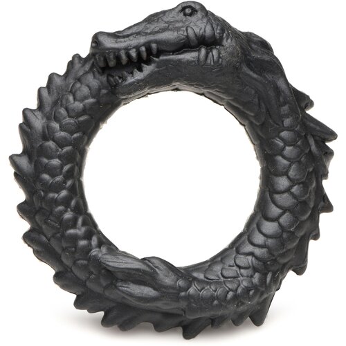 Creature Cocks Black Caiman Silicone Cock Ring Cene