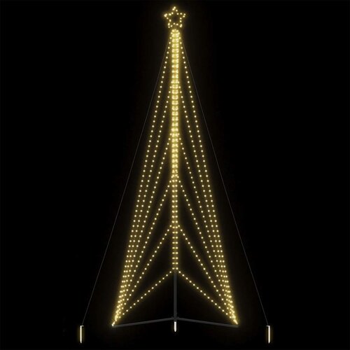 vidaXL LED božićno drvce 861 LED toplo bijelo 478 cm Cijene