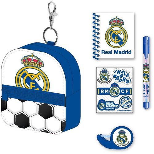 REAL MADRID Set &amp;scaron;kolskog pribora u mini ruksaku Slike