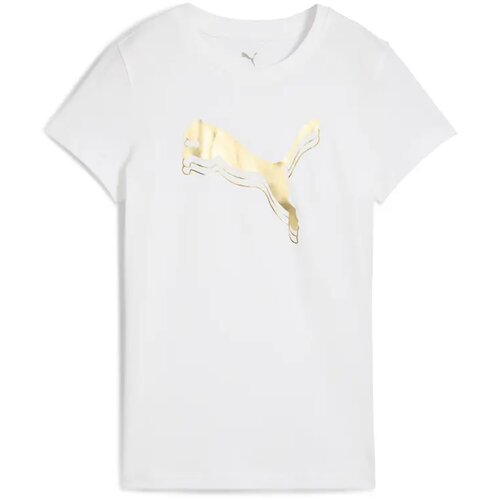 Puma Ženska majica Ess Metallic, Bela Slike