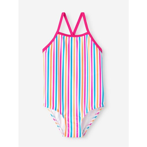 Name it White Girly Striped Swimwear Ziza - Girls Slike