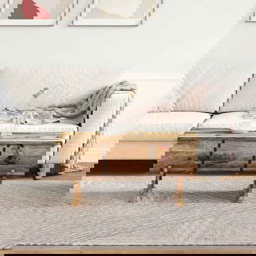 Maison Chic Klubska mizica - kavna mizica - Nizka mizica iz masivnega mangovega lesa 88x50x40 cm, (21754720) Slike