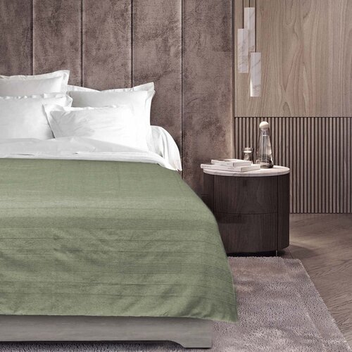 Douceur d int&amp;eacute;rieur Zeleno pregrinjalo 180x220 cm Lucile &amp;ndash; Slike