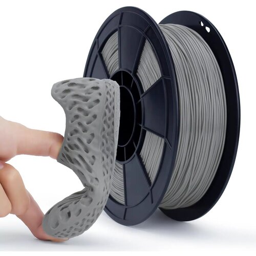  ZIRO TPU filament 1,75 mm – Gray (Shore 95A) Cene