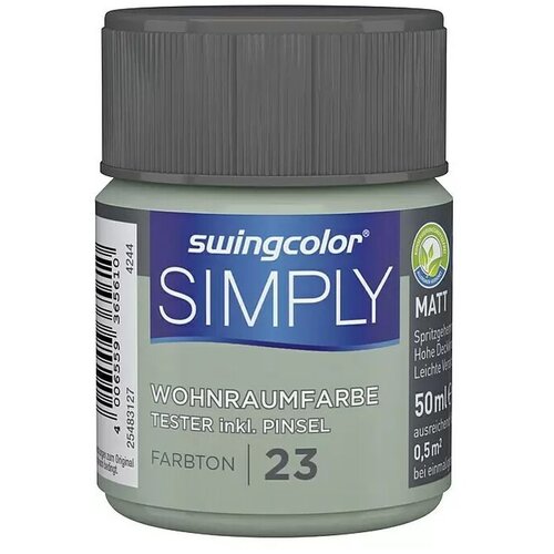SWINGCOLOR NOTRANJA DISPERZIJSKA BARVA SIMPLY ŠT.23 (50 ml, zelena) Cene