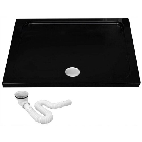 REA Bath Akrilna tuš kada Rea Savoy crna 80x100 Cene