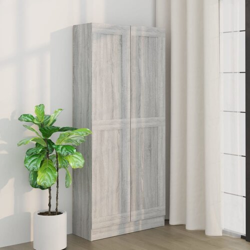 Furnova Knjižna omara siva sonoma 82,5x30,5x185,5 cm konstruiran les, (21932822) Cene