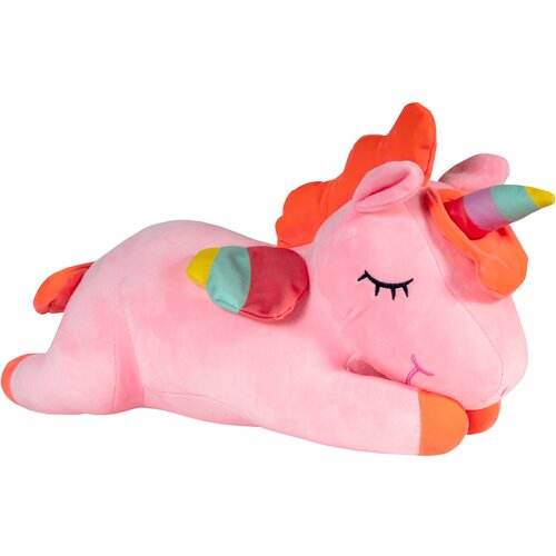 Aga4Kids Pli&amp;scaron;ani jastuk Jednorog 50 cm MR8155PINK - roza Slike