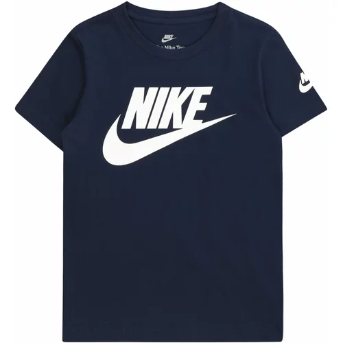 Nike Sportswear Majica 'FUTURA EVERGREEN' marine / bela