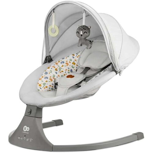 Kinderkraft Električna njihaljka LUMI 2, Light Grey Slike