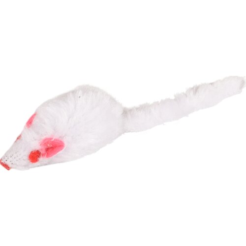 Flamingo igračka za mačke Miš Plush, Beli Cene