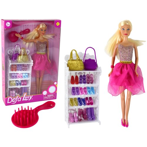  Lutka za igru u rozoj haljini i stalkom za cipele - 30 cm Cijene