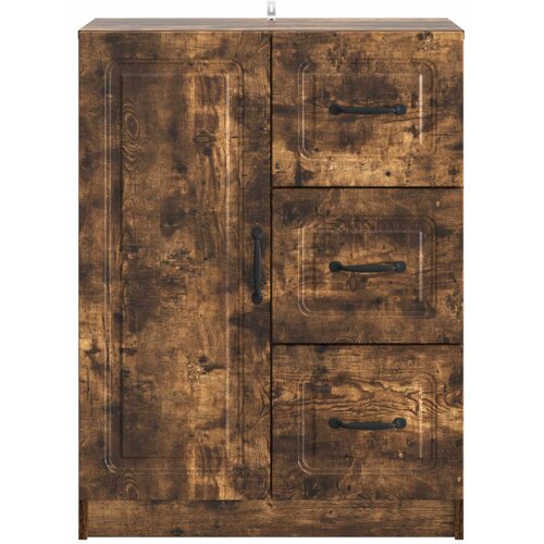  Kreveta Dimljeni hrast 66 x 34,5 x 87 cm Konstruirano drvo Slike