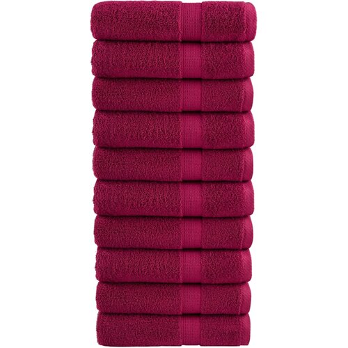 Furnova Premium brisače SOLUND 10 kos bordo 50x100 cm 600 g/m2, (21916701) Slike