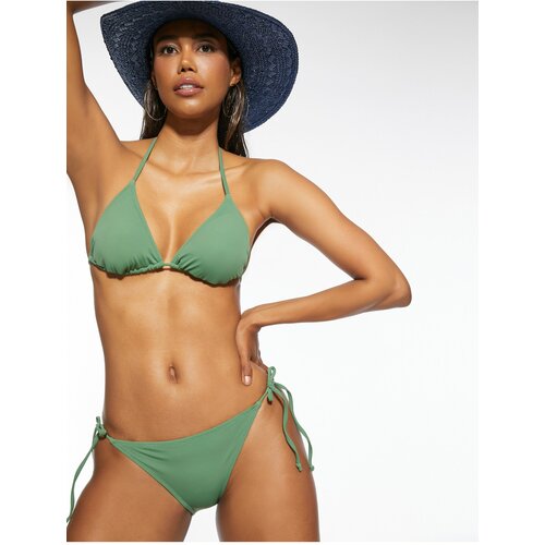 Koton Bikini Top - Green - Plain Cene
