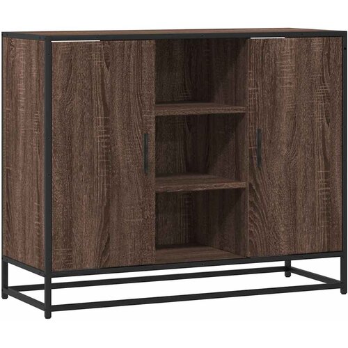 Maison Chic Komoda - Predalnik rjav hrast 92x35x76 cm inženirski les, (21717740) Slike