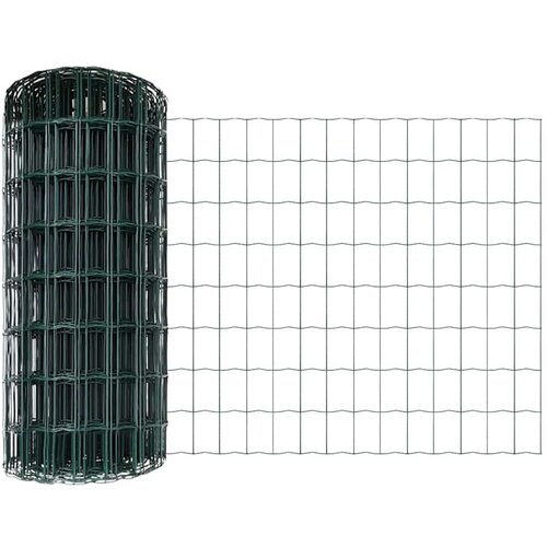 Euro ograda s postom 10 x 0,8 m Čelik premazan PVC-om Zelena Cene