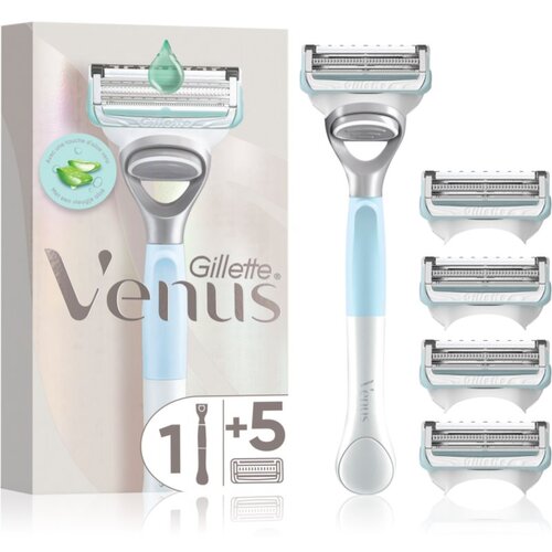 Gillette Venus Pubic Hair&Skin brivnik za urejanje bikini linije + nadomestna glava 5 kos Cene