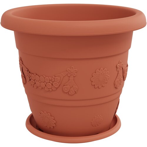  Saksije za biljke 24 pcs Crvena cigla &amp;Oslash; 39 x 32 cm Plastika Slike