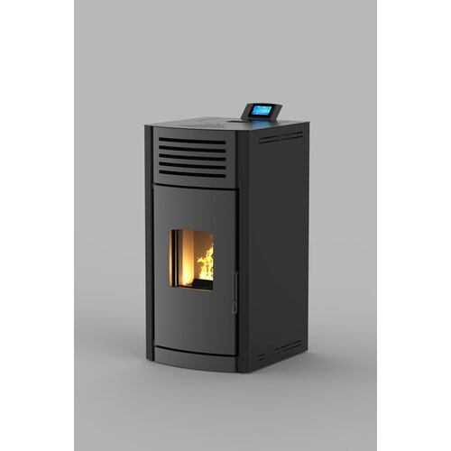 Mareli kamin na pelet onyx hydro 30 (4kW + 26kW) crna Slike