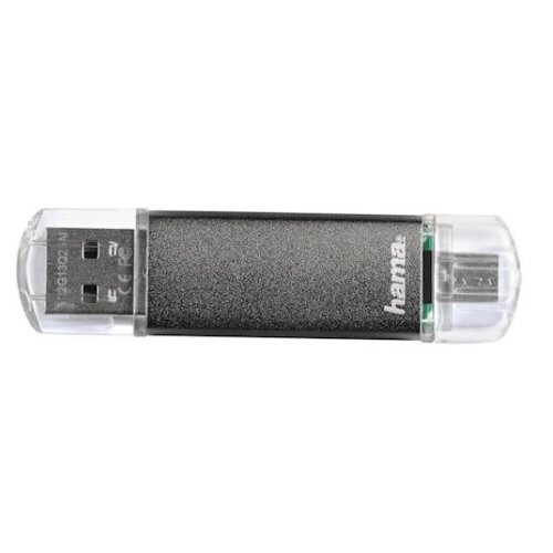 Hama USB LAETA TWIN 2.0 32GB, 10MB/s, sivi Cijene