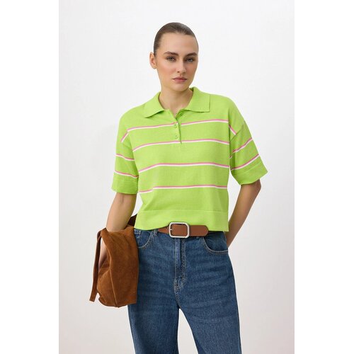TRENDYOLMILLA Ženska majica TWOSS26BZ00127, Zelena Cene