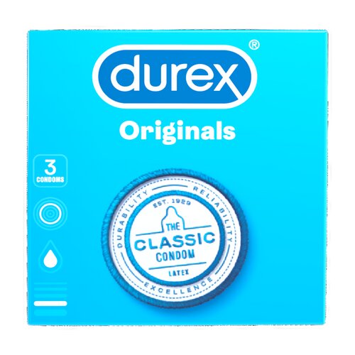 Durex Originals Classic - kondom (3 kosi) Cene