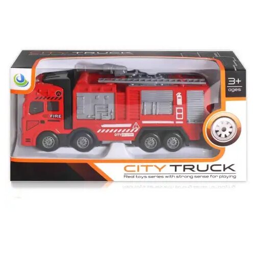Magic Toys city truck: metalni vatrogasni kamion sa zvukom i svijetlom Cene
