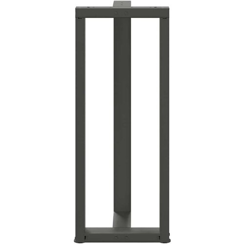  Noge barski stol T-oblika 2kom antracit 40x35x(100-101)cm čelik Slike