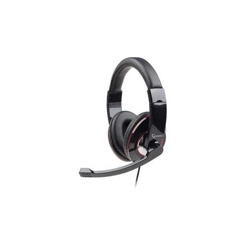 Gembird Slušalice sa mikrofonom GEMBIRD MHS-U-001, USB, glossy black color Cene