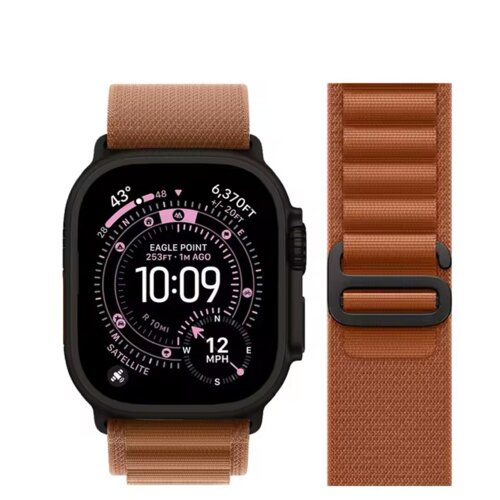  Narukvica za Apple Watch Ultra Strap Alpine Loop Titanium 42/ 44/ 45/ 49 mm L terra cotta Cene