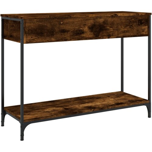  Konzolni stol boja hrasta 100 x 34,5 x 75 cm konstruirano drvo Slike
