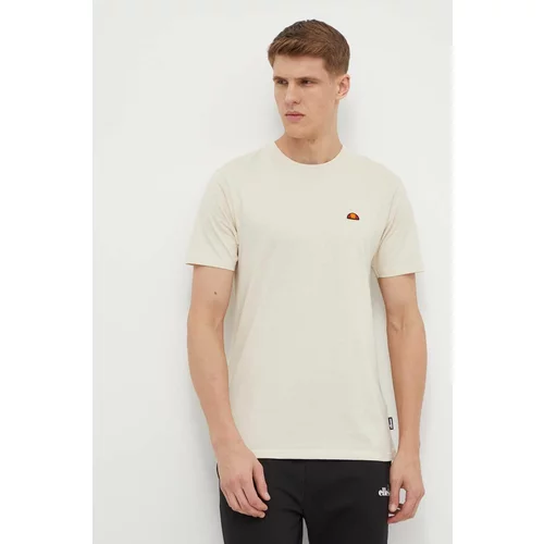Ellesse Pamučna majica Cassica T-Shirt za muškarce, boja: bež, bez uzorka, SHR20276