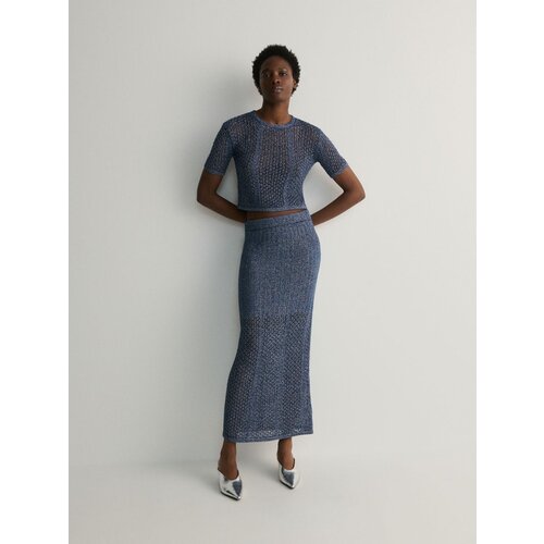 Reserved Ladies` skirt - mornarsko modra Cene