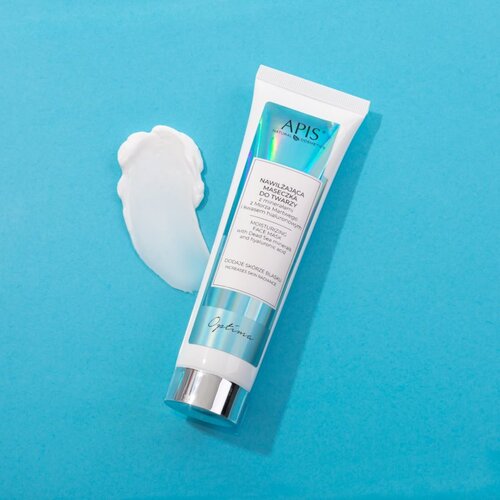 Apis Natural Cosmetics Optima vlažilna maska za obraz z minerali Mrtvega morja 100 ml Slike