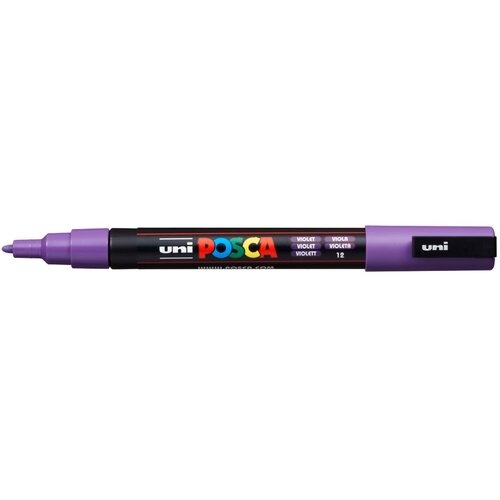 POSCA Uni flomaster; konica 0,9-1,3 mm; vijoličen, (21290494) Cene