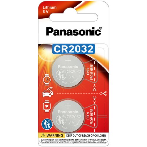 Panasonic Baterija CR2032 2/1 Slike