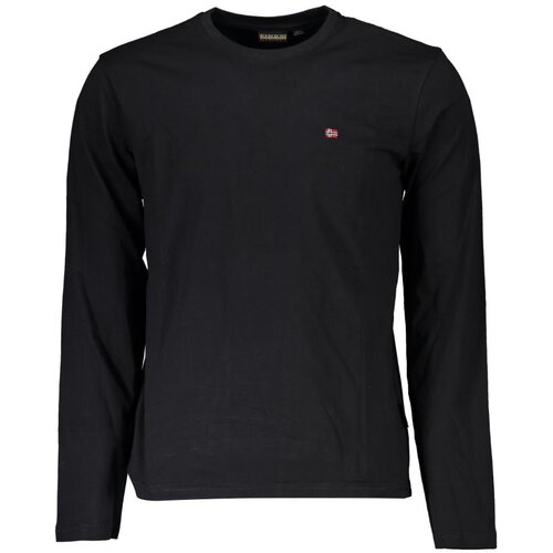 Napapijri MEN'S SHORT SLEEVE T-SHIRT BLACK Cene